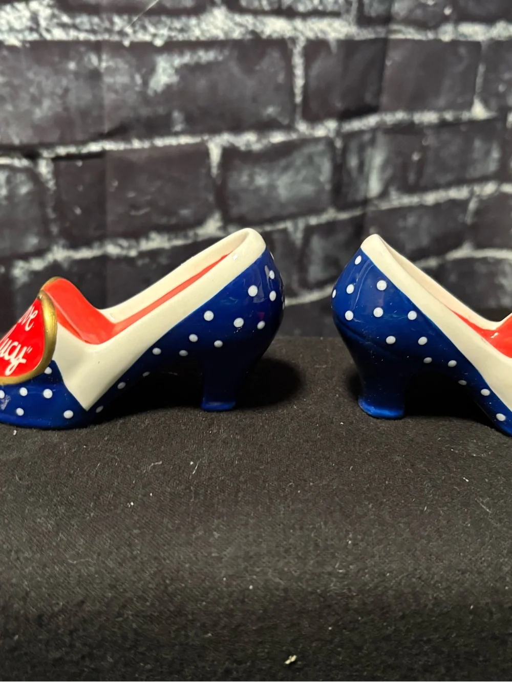 I Love Lucy Vintage High Heel Ceramic Salt & Pepper Set Vandor
